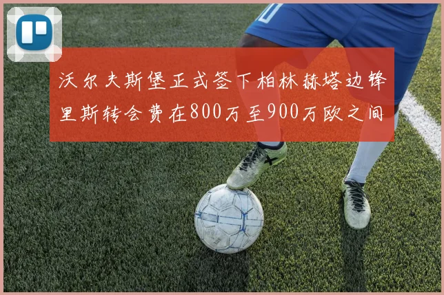 沃尔夫斯堡正式签下柏林赫塔边锋里斯转会费在800万至900万欧之间